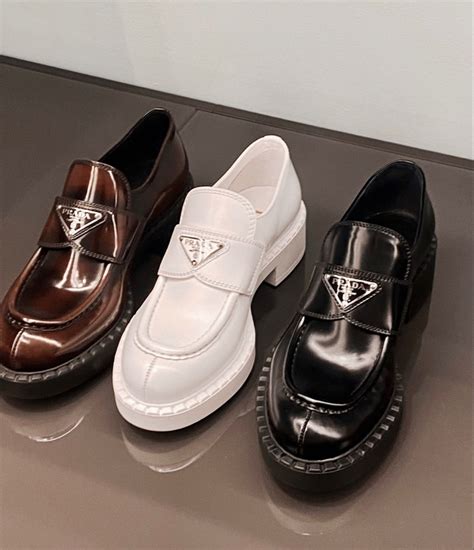 prada loafers 2023|Prada lace up shoes.